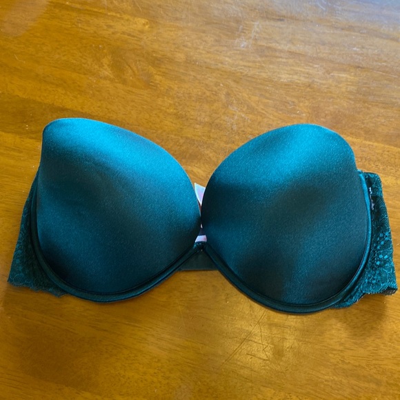 PINK Victoria's Secret Other - PINK Victorias Secret Bra Date Plunge Push Up Strapless 36DD EUC